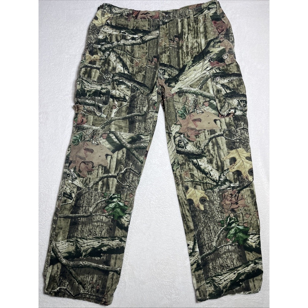 Game Winner Mens XL Mossy Oak Break-Up Infinity Camo Cargo Hunting Pants 38x30